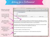Testimonial Request Email Template Getting Client Testimonials A Done for You Email Script