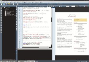 Texmaker Templates Make A Pretty Resume with Latex the Easy Way