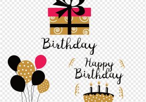 Text Happy Birthday Card Free Birthday Paper Party Gift Gratis Birthday Card Element