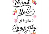 Thank You and Sympathy Card Thank You for the Sympathy Postcard Zazzle Com Sympathy