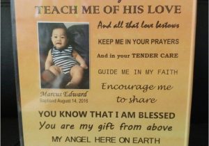 Thank You Baby Card Wording Thank You Message for Godparents with Images God Parents