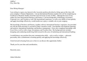 Thank You Card after Internship Cover Letter Thank You for the Opportunity Cover Letter