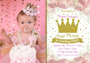 Thank You Card Birthday Party Princess Birthday Inviation with Picture Free Thank You