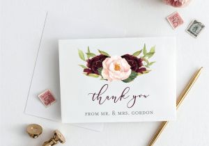 Thank You Card Design for Wedding Thank You Card the Devon Wedding Collection