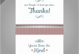Thank You Card Email Template Thank You Card Template Vector Vector Free Download