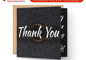 Thank You Card Envelope Size Thank You Greeting Card