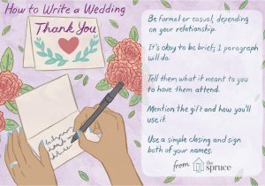 Thank You Card Examples Wedding Wedding Thank You Note Wording Examples