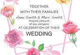 Thank You Card Flower Design Wedding Vector Floral Invite Invitation Thank You Card