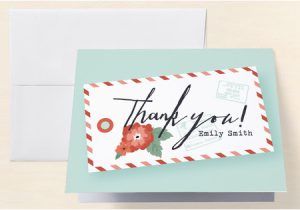 Thank You Card for Farewell Party Bon Voyage Farewell Farewell Party Thank You Cards