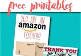 Thank You Card for Gift Card Free Teacher Gift Card Printable Thank You Card Idea Need