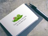 Thank You Card for Ob Gyn Thank You for Delivering Our Two Little Peas Twins Card Card for Ob Gyn Thank You Card for Doctor Card for Midwife Two Peas In A Pod
