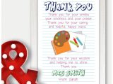 Thank You Card for Teacher Handmade Details About Personalised Teacher Thank You Gifts