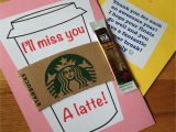 Thank You Card for Teacher Handmade I Ll Miss You A Latte End Of the Year Cards for My