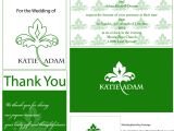 Thank You Card for Wedding Vendors Our Package Includes Wedding Logo Invitation Save the