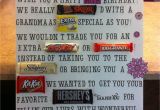 Thank You Card for Your Grandparents Candy Bar Poster is Finally Done Candy Birthday Cards