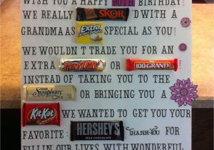 Thank You Card for Your Grandparents Candy Bar Poster is Finally Done Candy Birthday Cards