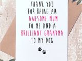 Thank You Card for Your Grandparents Excited to Share This Item From My Etsy Shop Funny Dog