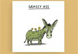 Thank You Card for Your Grandparents Grassy ass Thank You Card