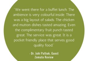 Thank You Card for Your Hospitality A Great Review From Our Esteemed Guest Dr Juhi Your Words