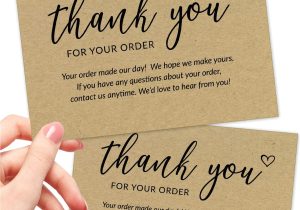 Thank You Card Ideas for Business Amazon 50 4×6 Thank You for Your order Cards