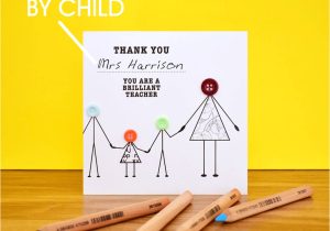 Thank You Card Japanese Teacher Thank You Teacher with Children Card