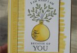 Thank You Card Just because I Am What I Am Card Stamp Set Showcase Sample Featuring the