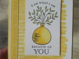 Thank You Card Just because I Am What I Am Card Stamp Set Showcase Sample Featuring the