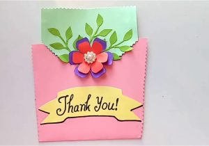 Thank You Card Kaise Banate Hain How to Make Greeting Cards Thank You Card Ideas
