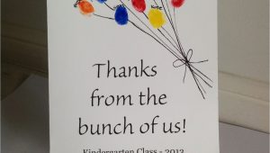Thank You Card Kindergarten Teacher Teacher Appreciation Card From Class Louise with Images