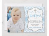 Thank You Card New Baby Personalised Photo New Baby Thank You Cards Boy Girl