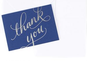 Thank You Card Packs Australia Hallmark Thank You Cards Silver Foil Script 40 Thank You Notes and Envelopes