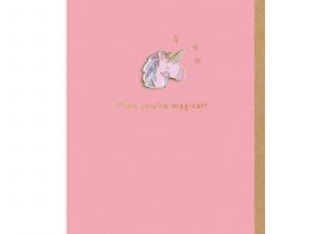 Thank You Card Unicorn theme Unicorn Mum Enamel Pin Greeting Card