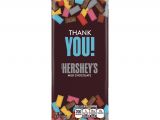 Thank You Card Using Candy Bars Hersheys Milk Chocolate Appreciation Xl Bars 4 4 Oz Box Of