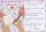 Thank You Card Wedding Etiquette Wedding Thank You Note Wording Examples