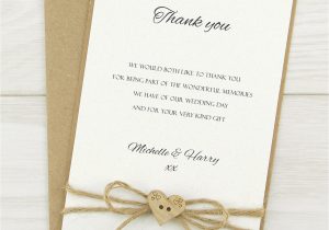 Thank You Card Wedding Message Dakota Thank You Card Pure Invitation Wedding Invites