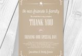 Thank You Card Wedding Text Premium Personalised Wedding Thank You Cards Wedding Guest