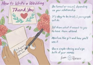 Thank You Card Wedding Wording Wedding Thank You Note Wording Examples