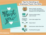 Thank You Card Word Template Employee Thank You Letter Examples