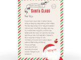 Thank You Cards Card Factory Personalised Letter From Santa Desk Of Santa Claus