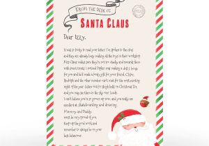 Thank You Cards Card Factory Personalised Letter From Santa Desk Of Santa Claus