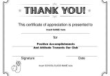 Thank You Certificate Templates for Word 30 Free Certificate Of Appreciation Templates and Letters