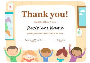 Thank You Certificate Templates for Word Thank You Certificate