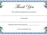 Thank You Certificate Templates for Word Thank You Certificate Template Microsoft Word Templates