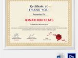 Thank You Certificate Templates for Word Word Certificate Template 31 Free Download Samples
