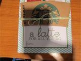 Thank You Driving Instructor Card Starbucks Latte Gift Card and Holder Seen This A Bunch