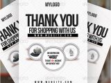 Thank You Flyer Template Free Thank You Minimal Flyer Graphicriver