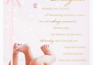 Thank You for Our Beautiful Granddaughter Card Hallmark 25490450 Medium Little Girl New Baby Daughter