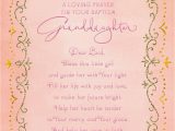 Thank You for Our Beautiful Grandson Card Pink Cross Baptism Card for Granddaughter
