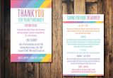 Thank You for Shopping with Us Card Independent Retailer Cards Washing Instruction Card 4×6