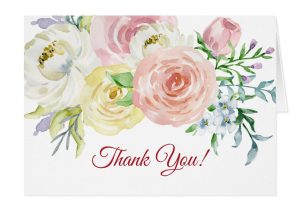 Thank You for the Beautiful Card Images Beautiful Boho Floral Thank You Card Zazzle Com Amazing